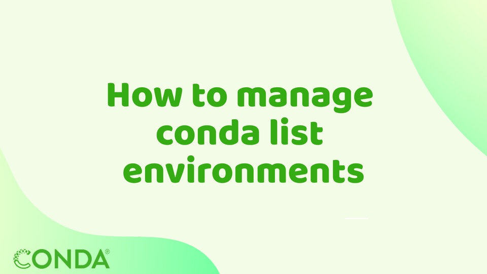 Get List Of Packages In Conda Environment